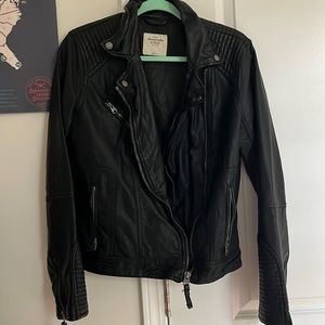 Abercrombie and Fitch leather jacket